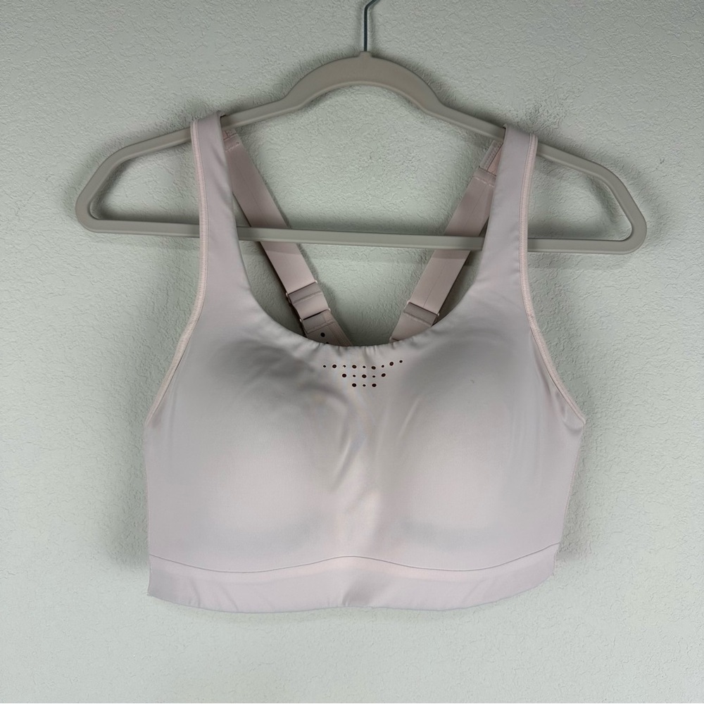 Athleta Light Pink Phenomena Athletic Athleisure High Impact Bra Size 36D